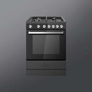 KAB 60 Multifunction Electric Oven abaf Burners Cooking Range