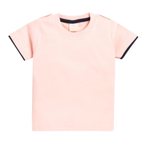 Image of Hopscotch Boys Cotton Embellished T-Shirt Dungaree Overall Set
