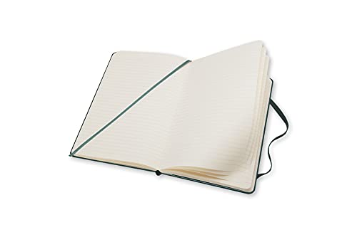 Image of Moleskine Classic Notebook, Hard Cover, Pocket (3.5 inch x 5.5 inch) Ruled /Lined, Forest Green, 192 Pages