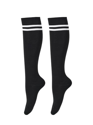 Womens Knee High Socks Tube Socks Cotton Casual Athletic Socks