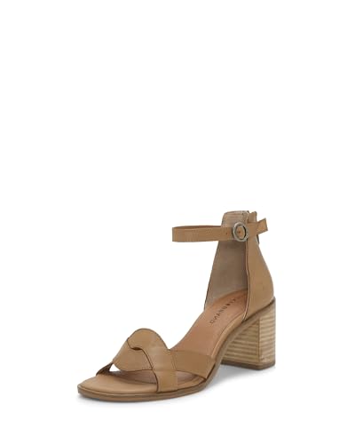 Lucky Brand Women's Sarwa Ankle Strap Sandal Heeled