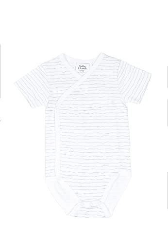 Stellou & friends Unisex Crossbody Side Snap Onesies - Cotton Bodysuit - 3-Pack4