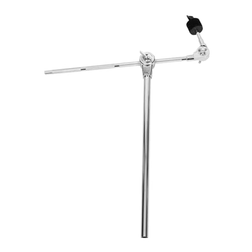 OFFSCH Verstellbarer Beckenarm aus Legierung Kurzer Beckenhalter für Schlagzeug Stabile Beckenbefestigung Zubehör für Drumset und Percussion