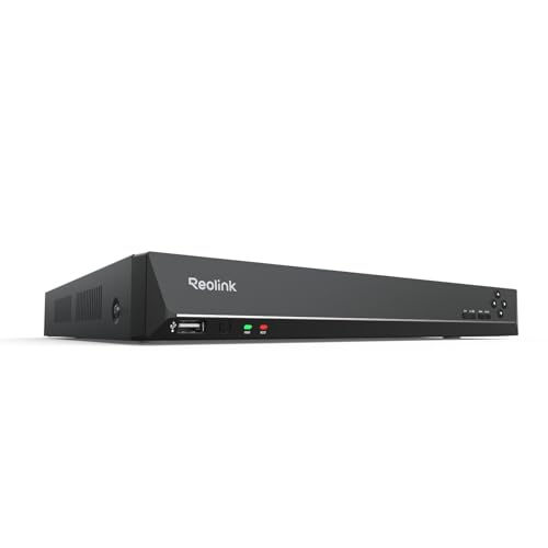 Image of REOLINK 16CH PoE NVR for Home Security Camera System, 24 /7 Recording(HDD Not Included), Smart Human /Vehicle /Animal Detection, Plug & Play, Support Up to 16TB, RLN16-410-NHD