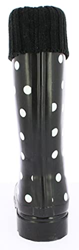 Beck Damen Dots Gummistiefel, Schwarz, 39 EU