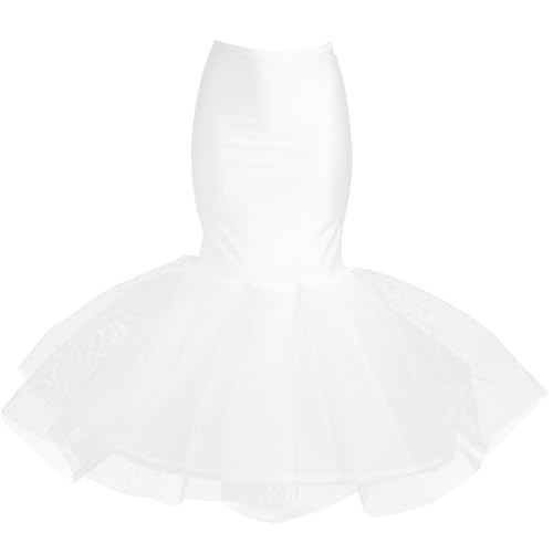 BESTOYARD Braut Petticoat Unterrock Weiß Hochzeitskleid Zubehör Elastisch...