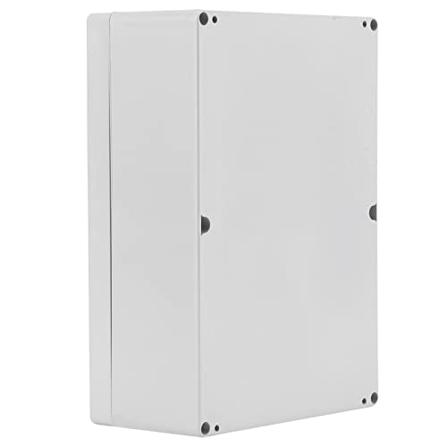 Caixa de Projeto de Gabinete Caixa de Projeto de Junção Elétrica Branca Plástico 10,3 X 7,3 X 3,7 Po