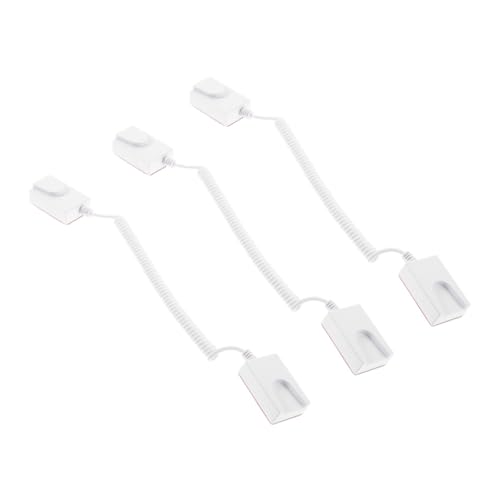 SWOOMEY 3個 紛失防止ロープフック タブレットテザーコード リモコンホルダー リモコンセキュリティケーブル ゲームコントローラーテザー テレビのリモコンの紐 リモコンケーブルリード 格納