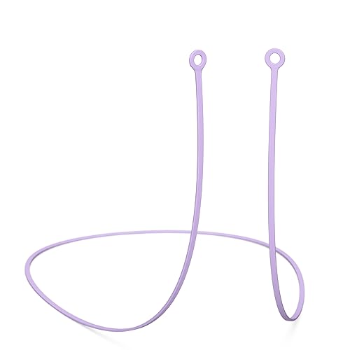 CURVD Earplug Lanyard Soft Durable Flexible Premium Silicone Cord | Works with Most Earplugs Compatible Everyday Loop Quiet/Engage/Experience Vibes and More - 26 Inches (Pack of 1)