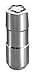 MCGARD 24134 Chrome Cone Seat Wheel Locks (9/16" - 18 Thread Size) - Set of 4