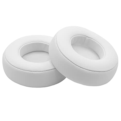 vhbw Coussinets d'oreille Compatible avec Beats Monster by Dr. Dre Mixr Casque Audio, Headset - Blanc, 8,5 cm