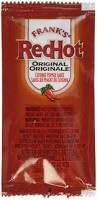 Red Hot Original Hot Sauce Packets .25 oz. - 25 ct