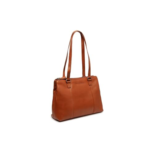 Sac à épaule Marvos cuir marron sac à main bandoulière Chesterfield Cognac