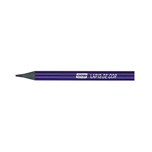 Lápis de Cor Curto 12 Cores Resina Plástica Reciclada Redondo, BRW