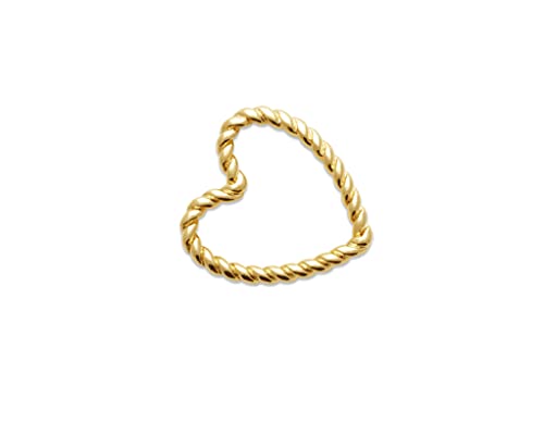 Coeur ajouré pendentif plaqué or avec sachet cadeau offert idéal pour un anniversaire romantique