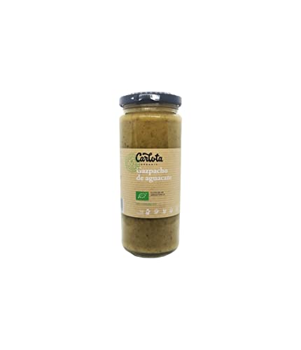 CARLOTA ORGANIC GAZPACHO DE AGUACATE Y MANZANA 450gr. ECO SG VEGAN