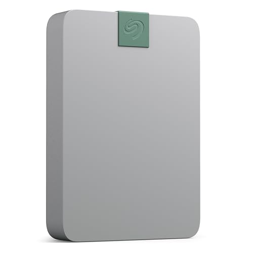 Seagate Ultra Touch 5TB externe Festplatte, 2.5 Zoll, USB-C & USB 3.0, Rescue Service (STMA5000400)