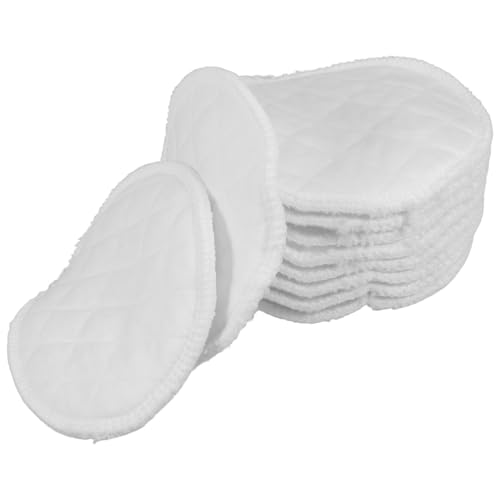 Toyvian Discos Absorbentes Lavables para Lactancia Reutilizables de Algodón Blanco 20 Unidades Protección contra Pérdidas de Leche para Cuidado Posparto Accesorios Discretos para