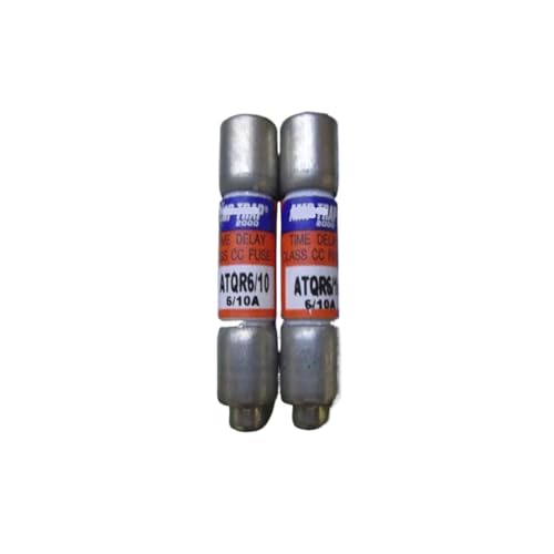 Fusible ATQR 6/10 temporisé Amp-Trap 10x38 à haute capacité de rupture, lot de 10