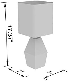 Artistic Weavers Livabliss Artistic Weavers Neeson Minimalist Faux Wood Table Lamp, 17.37" H x 7" W x 7" D,White photo 3