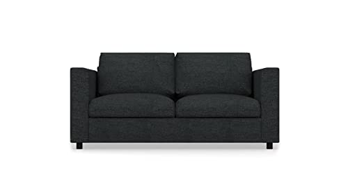 COMFORTLY Sofa Slipcover Replacement Hand Made Compatible with VIMLE Loveseat - Covers ONLY (Heavy Duty - Graphite)