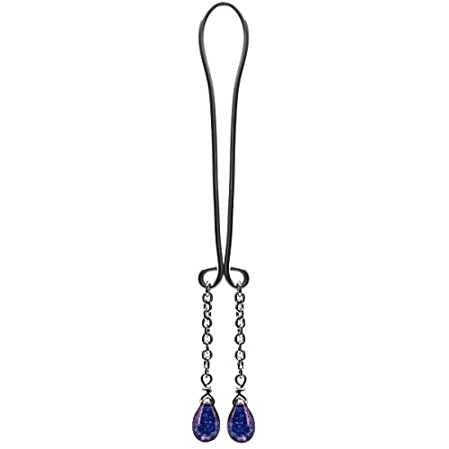 Multi Body Clip Stainless Sexy Czech Glass Drops Neon Purple
