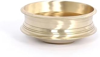 Heavy Bronze Cooking Urli,Otturuli,Cooking Varpu,Kerala Style Uruli for Cooking (13 cm)