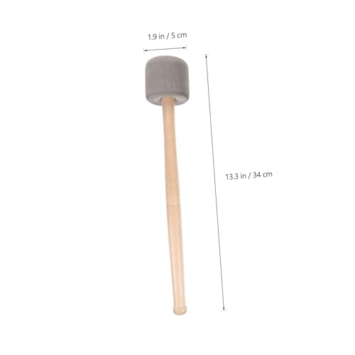 2Pcs Baquetas para Bombo con Mango de Madera miniatura 2