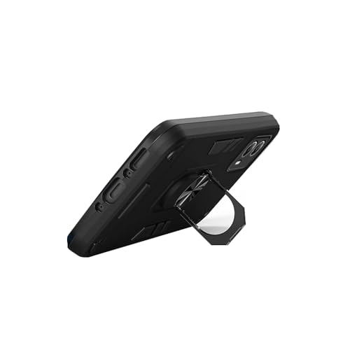 Image of amazon basics Basic Case for Motorola Moto G53 5G (Polycarbonate, Thermoplastic Polyurethane Black)