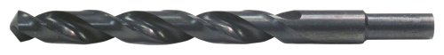Cle-Line C69373 General Purpose Jobber Length Drill, High Speed Steel, Steam Oxide Finish, Reduced Shank, 118-Degree Radial Point, 29/64