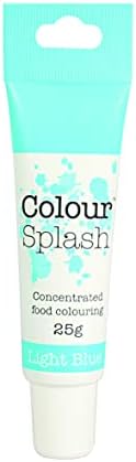 COLOUR SPLASH Food Colouring Gel Tube, Edible Ingredients, Highly Concentrated Gels, Easy to Use Squeezy Tubes, Transform Plain Cakes Into Bright, Eye-Catching Creations - Black 25g