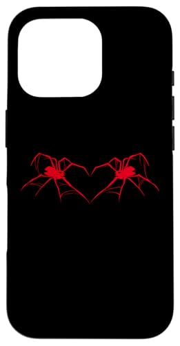 �n���E�B�� �N���̑� �R�X�`���[�� �S�X �n�[�g �X�p�C�_�[�n�[�g �X�}�z�P�[�X iPhone 16 Pro �p