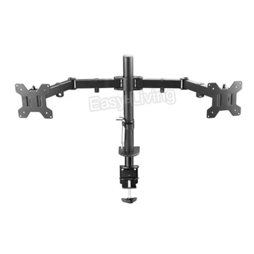 Bras pour double moniteur 10-27 pouces MS02 structure acier
