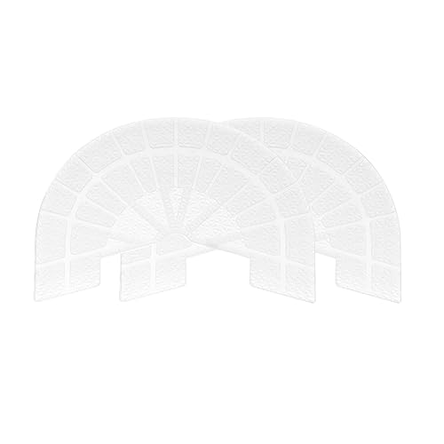 Image of HARFINGTON 1pair Shoe Sole Protector for Sneakers Size 10-11 Non Slip Pad Heel Plates Repair for Men and Women, Transparent
