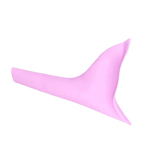 Urinol Feminino Portátil, Urinol de Emergência Higiênico Anti-vazamento para Shows (Rosa)