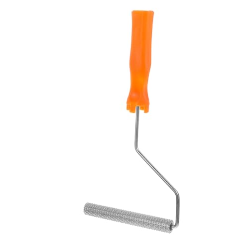 ELAYARD Rodillo con Púas de Aluminio para Eliminar Burbujas Autonivelante y Duradero con Mango Ergonómico para Cemento Pintura y Superficies Decorativas Herramienta Color Color Aleatorio