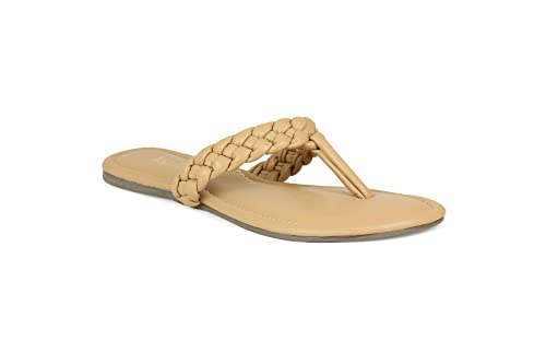 Image of Inc.5 Women's 101008 Dark Beige Flat Sandal