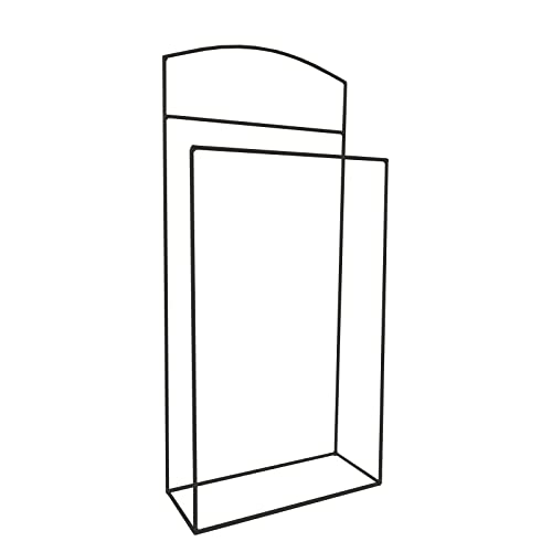 MUEBLIX.COM | Perchero Sigma | Galán de Noche Moderno | Perchero Galan Juvenil | Estructura de Hierro | Tamaño: 50 x 20 x 110 cm | Color Negro