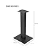 Floor Stands for JBLS Stage 2 Bookshelf Loudspeakers (Black)