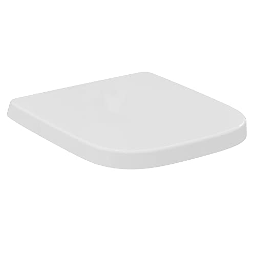 Ideal Standard i.Life S Toilet seat and Cover, Angular Shape, Durable Toilet seat