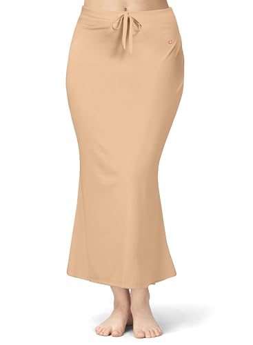 Image of TRENDMALLS Women's Polyester Spandex Saree Shapewear Petticoat for Women, Cotton Blended,Petticoat,Skirts for Women,Shape Wear Dress for Saree Shaper