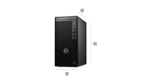 Image of Dell Optiplex 3000 MT Desktop (2022) | Core i5-12500 - 512GB SSD Hard Drive - 16GB RAM | 6 cores @ 4.6 GHz Win 11 Pro Black (Renewed)
