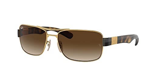Ray-Ban RB3522 Sunglasses Bundle: RB 3522 001/13 Arista Brown Gradient Dark Bro and Universal Anti-slip Silicone Leash