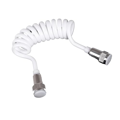CKryzillix Manguera Ducha,Flexo Ducha 2 unids Inodoro bidé pulverizador conectar Tubo teléfono línea Estilo Resorte Flexible Ducha Manguera de Agua plomería