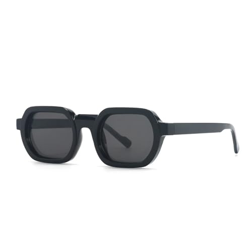 Lunettes de soleil rétro unisexes noires le charme vintage pour sublimer votre regard