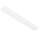 Getinlight 30-inch Hardwired Only 3 Color LED Under Cabinet Lighting, Selectable 3000K/4000K/5000K, Dimmable, Matte White Finished, ETL Listed, IN-0201-14-WH-345K