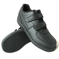 GENUINE GRIP 230-7W Shoes,Women,Hook-and-Loop,Black,PR