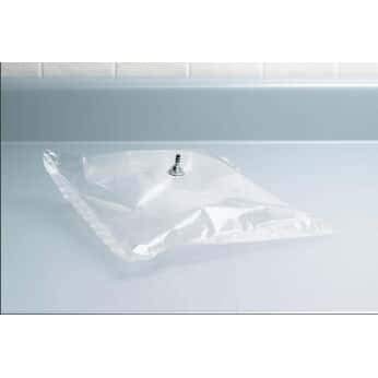 Cole-Parmer Kynar Gas Sampling Bag, 15" x 15", On/Off Valve