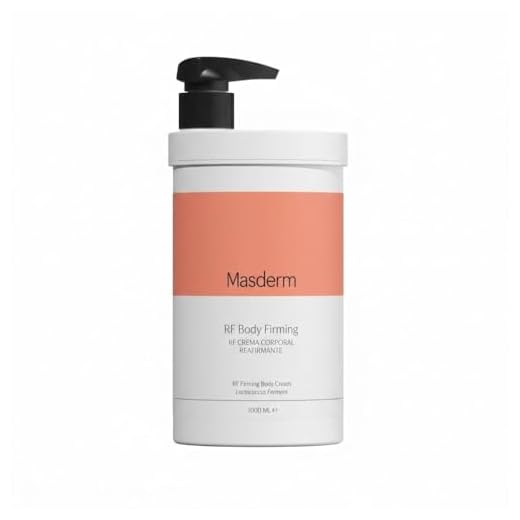 MASDERM | Gel-Crema Corporal Radiofrecuencia Reafirmante Hidratante 1000 ml | Profesional | Mujer | Cavitación | Ultrasonidos | Luz LED |