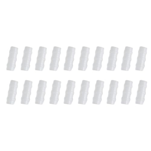 NiuLumea Confezione da 20 morsetti per serra e tubi da 19-33 mm, pali in plastica con finitura liscia, connettori antiruggine e resistenti alle temperature